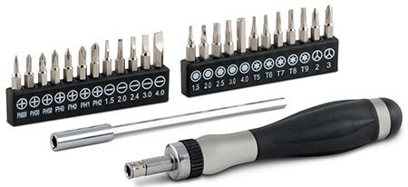 RATCHETING PRECISION SCREWDRIVER (16092)
