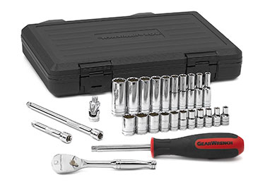 26PC 12PT. STANDARD & DEEP SOCKET (80313)