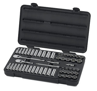 57 PC 3/8 IN DR. 12 PT SOCKET SET (80551)