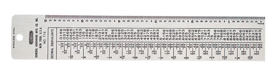 TAP & DRILL REFERENCE TABLE 6 (GT715)