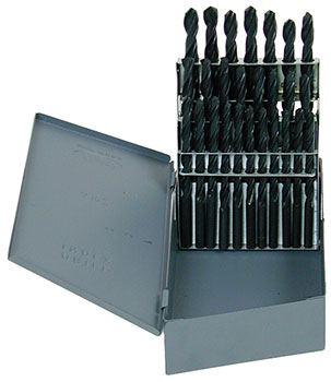 1/16 TO 1/4 LEFT HAND FRACTIONAL DRILL SET (L13)