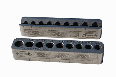 BIG GATOR V-DRILL GUIDE LARGE 3/8-1/2 (STD2000DGNP)