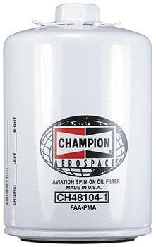 CHAMPION® AVIATION OIL FILTER (CH48104-1)