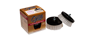 CYCLO™ SHAMPOO BRUSHES (WHITE) (CY76-840)