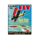 LEARN TO FLY, TIN SIGN (TN-LF)