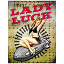 LADY LUCK ,TIN SIGN (TN-LL)